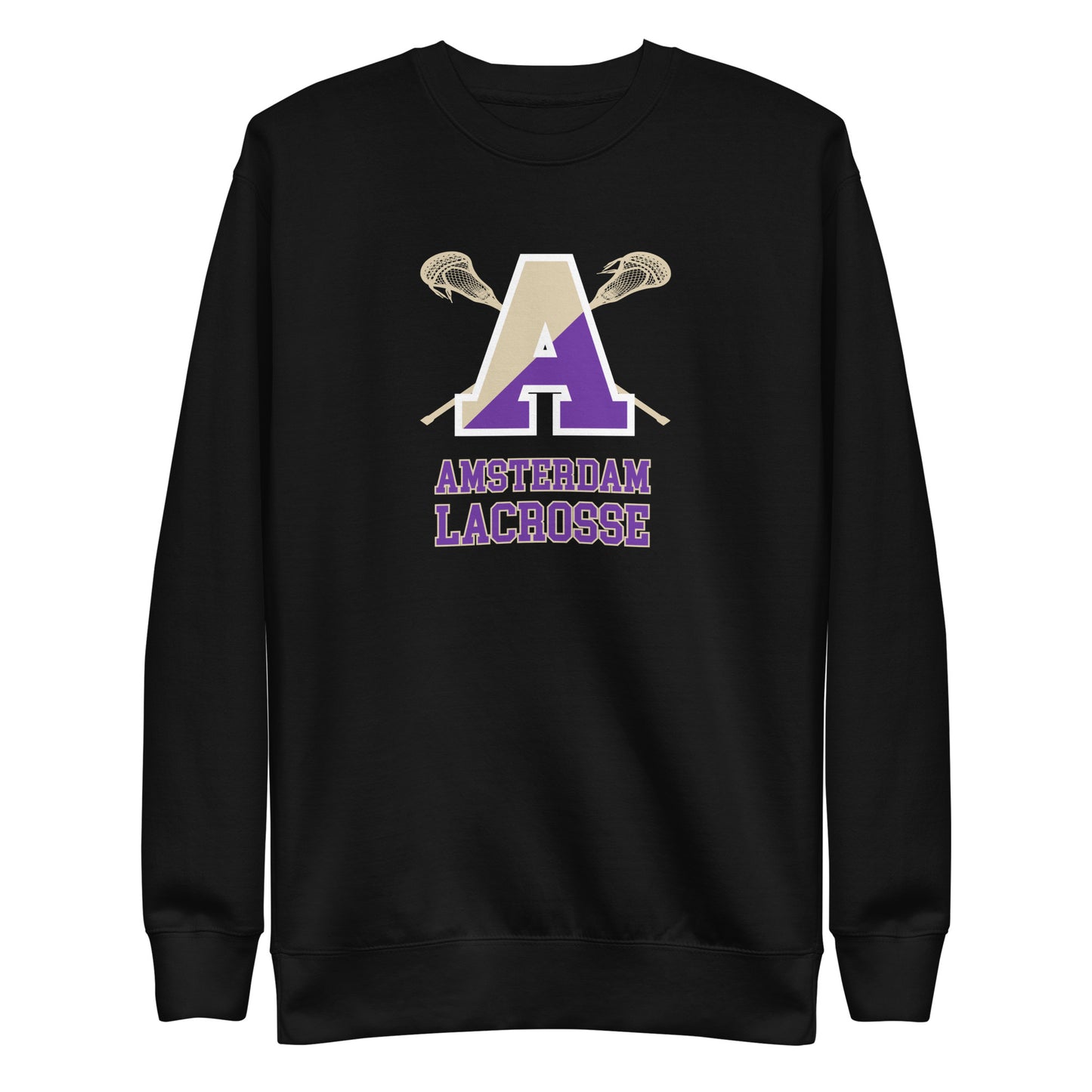 Adult Amsterdam Lacrosse Cotton Heritage Crewneck Sweatshirt