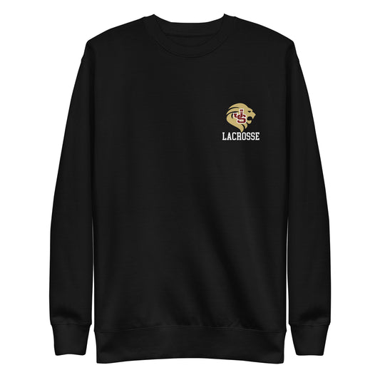 Adult JSerra Lacrosse Cotton Heritage Crewneck Sweatshirt