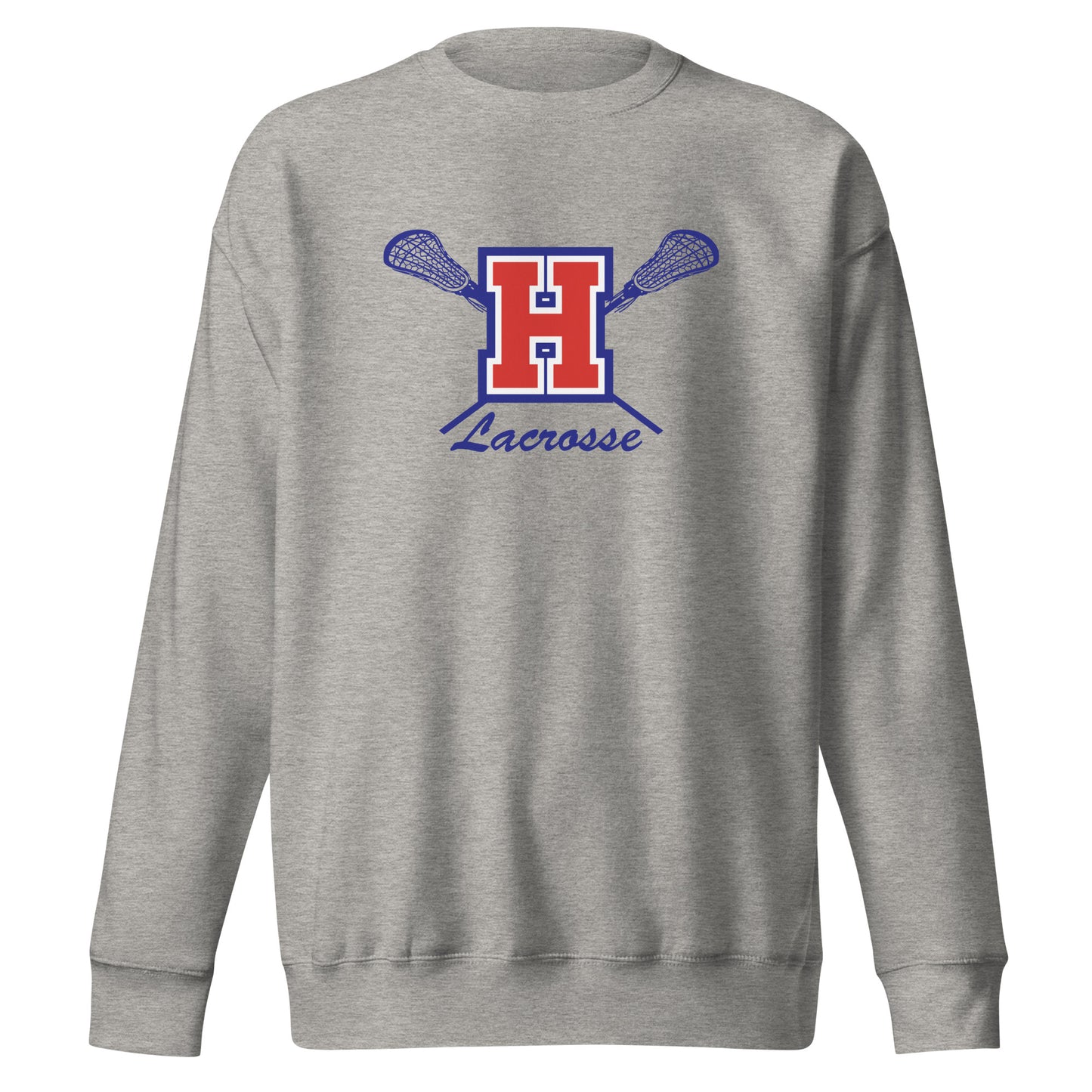 Adult Hilhi Lacrosse Cotton Heritage Crewneck Sweatshirt
