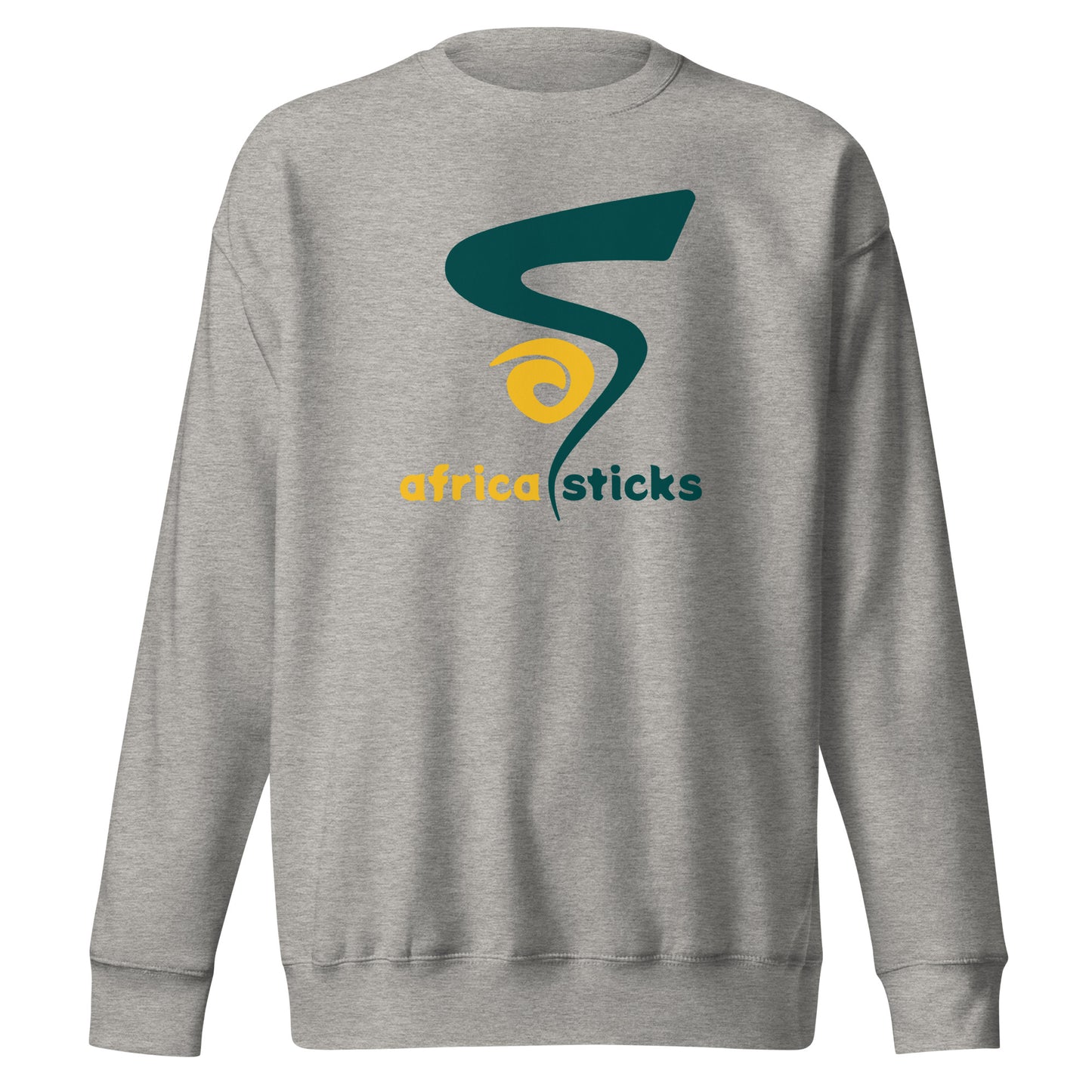 Adult Africa Sticks Cotton Heritage Crewneck Sweatshirt