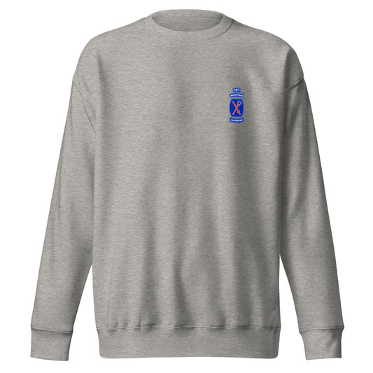 Adult 10th Mountain Lacrosse Cotton Heritage Crewneck Sweatshirt