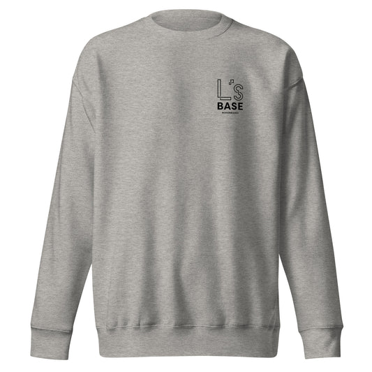 Adult L's BASE Cotton Heritage Crewneck Sweatshirt