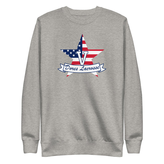 Adult Commodores Lacrosse Club Cotton Heritage Premium Sweatshirt