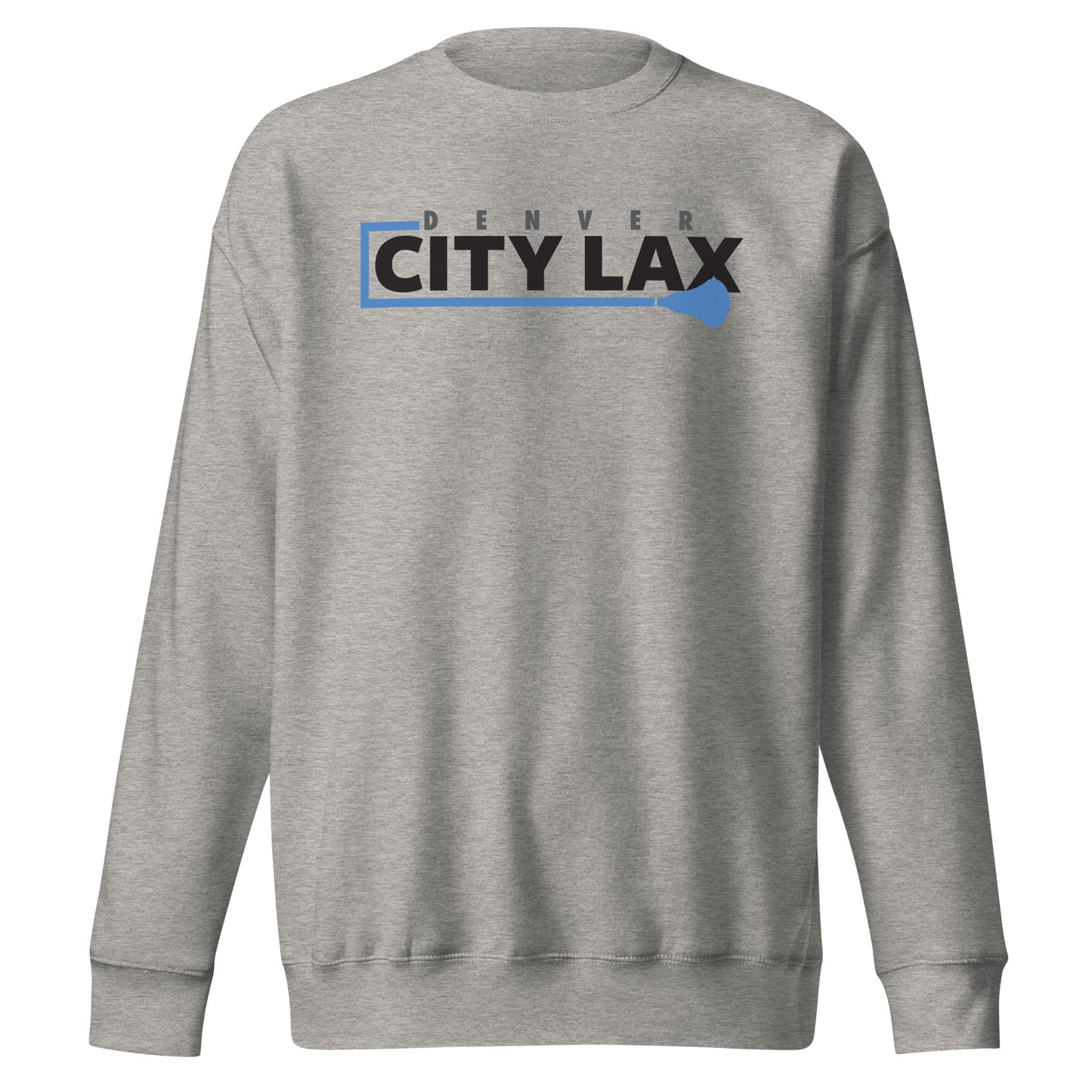 Adult Denver City Lax Cotton Heritage Crewneck Sweatshirt