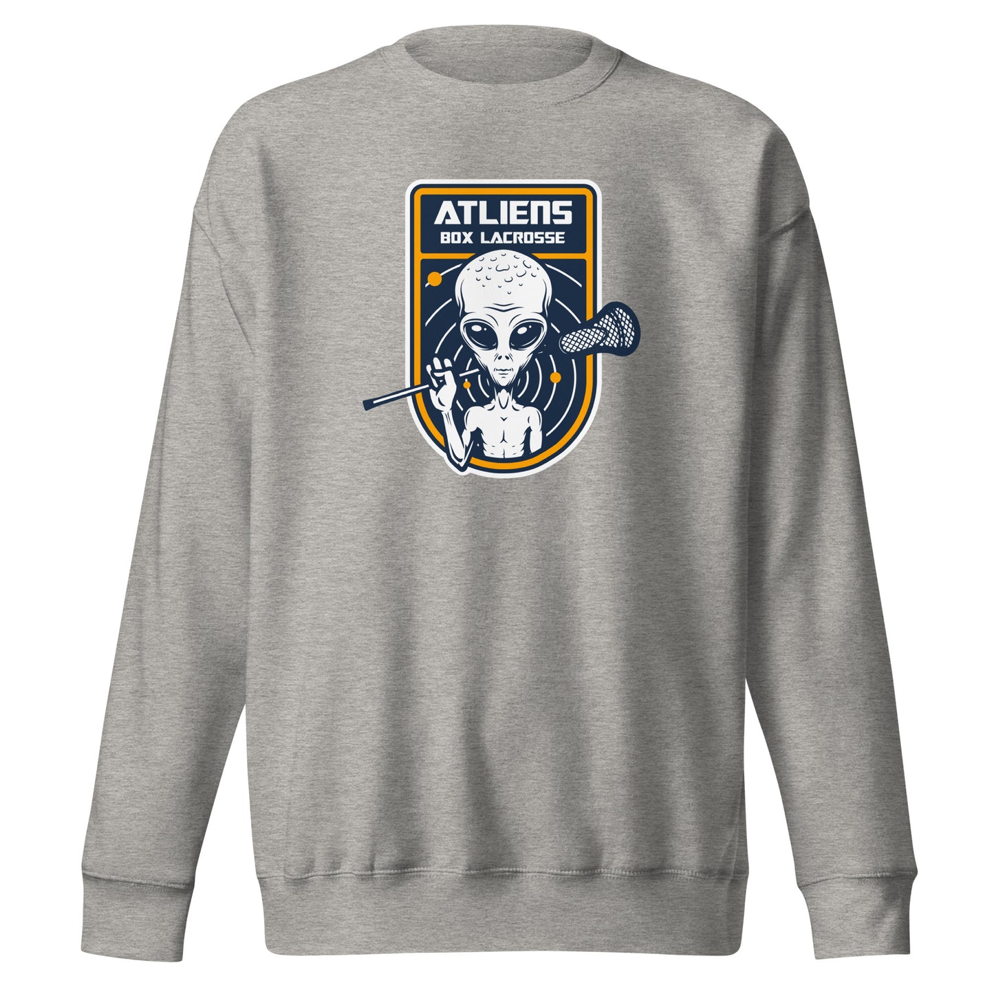 Adult ATLiens Box Lacrosse Cotton Heritage Crewneck Sweatshirt