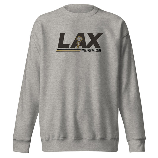 Adult Vallivue Lacrosse Cotton Heritage Sweatshirt