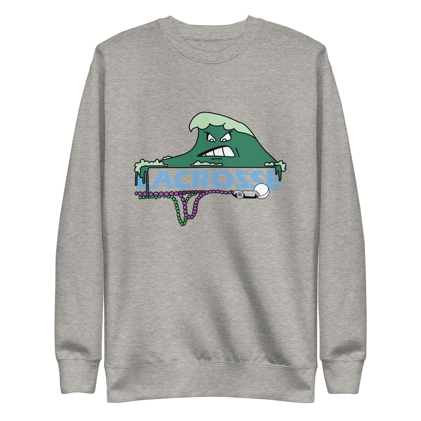 Adult Tulane Lacrosse Cotton Heritage Sweatshirt