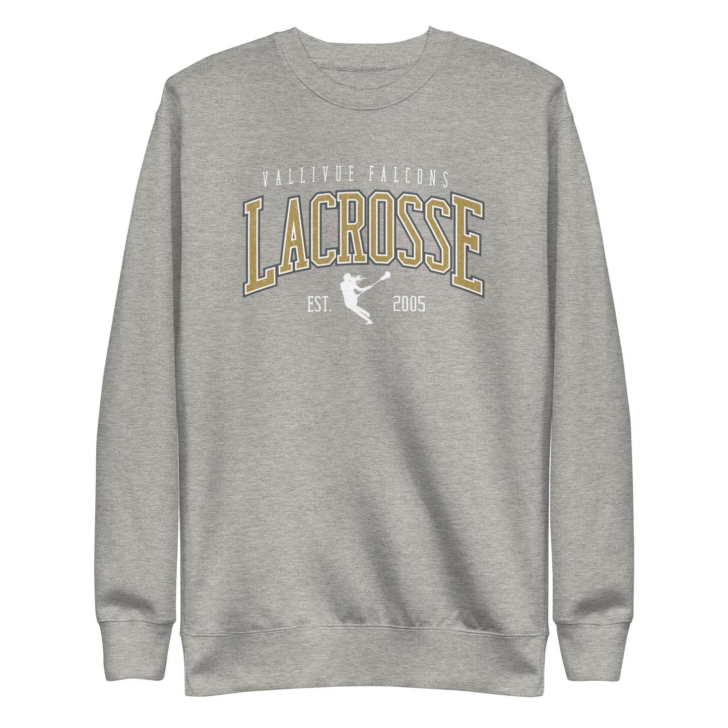 Adult Vallivue Lacrosse Cotton Heritage Sweatshirt