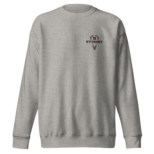 Adult Syosset Lacrosse Cotton Heritage Crewneck