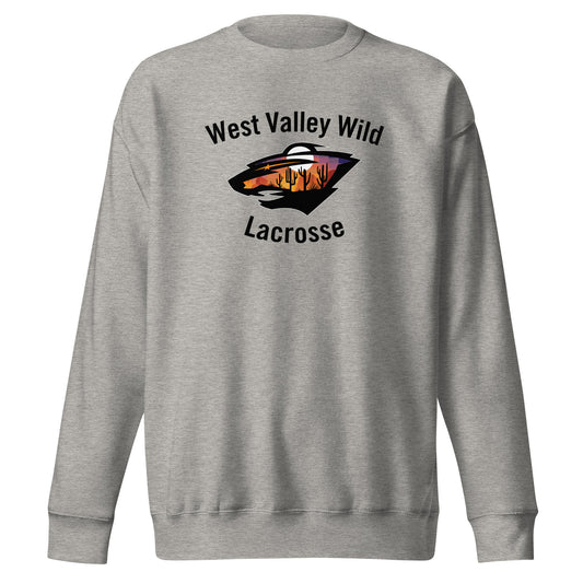 Adult WVW Lacrosse Cotton Heritage Crewneck Sweatshirt