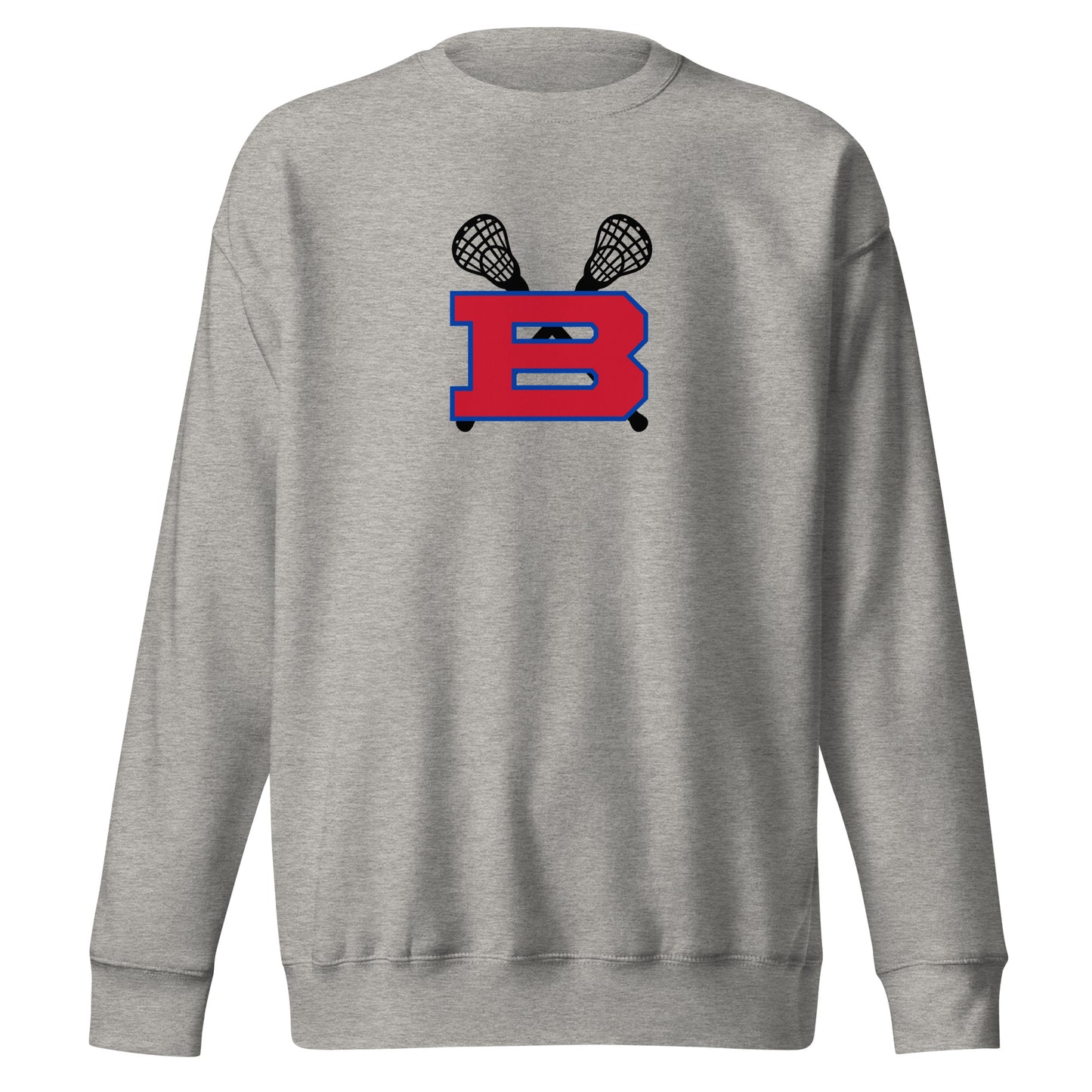 Adult Bartlett HS Lacrosse Cotton Heritage Crewneck Sweatshirt