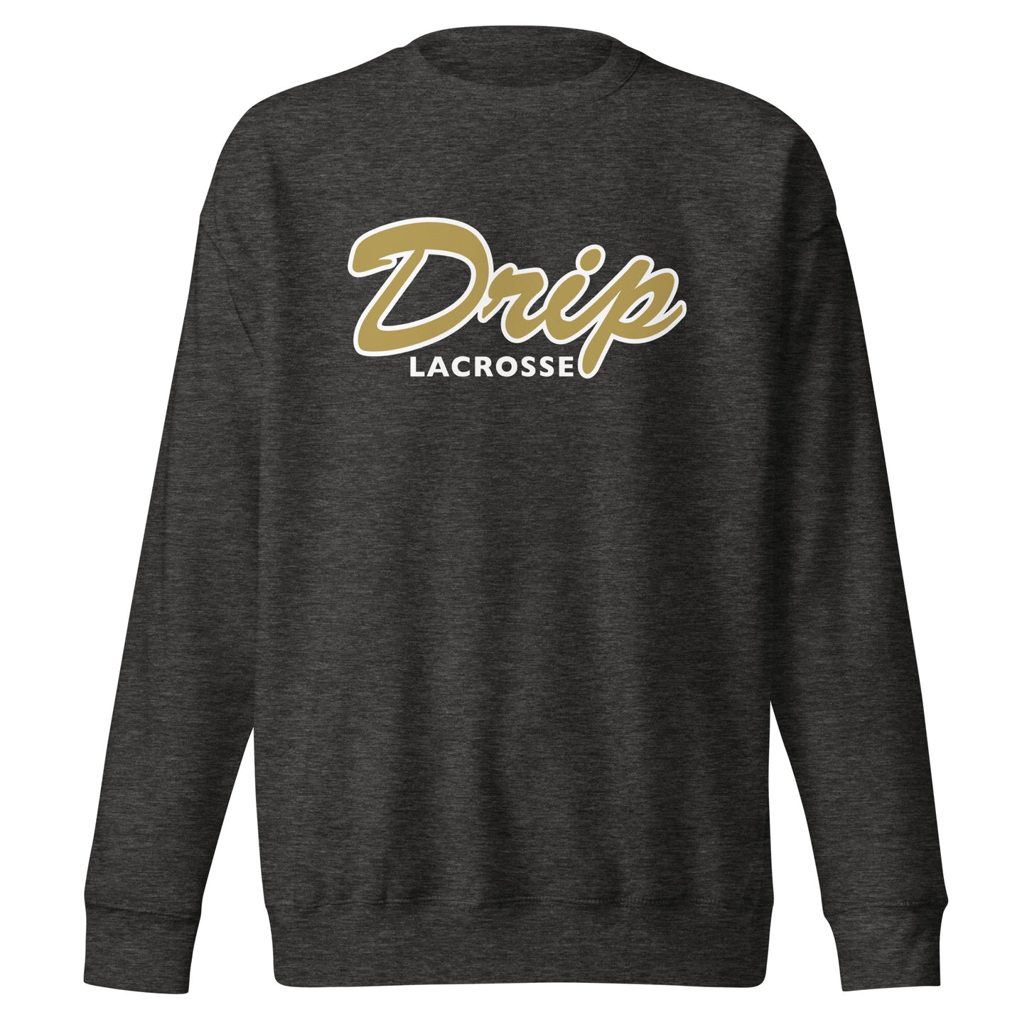 Adult Drip Lacrosse Cotton Heritage Crewneck Sweatshirt