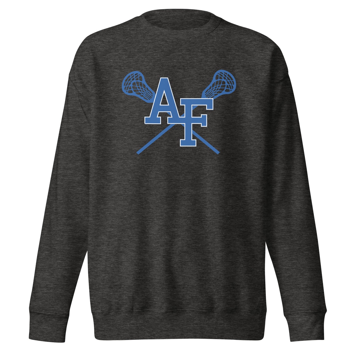 Adult AF Club Lacrosse Cotton Heritage Crewneck Sweatshirt