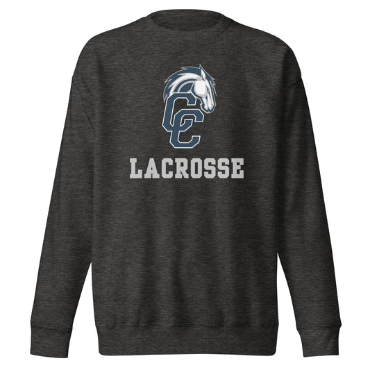 Adult Corner Canyon Lacrosse Cotton Heritage Crewneck Sweatshirt