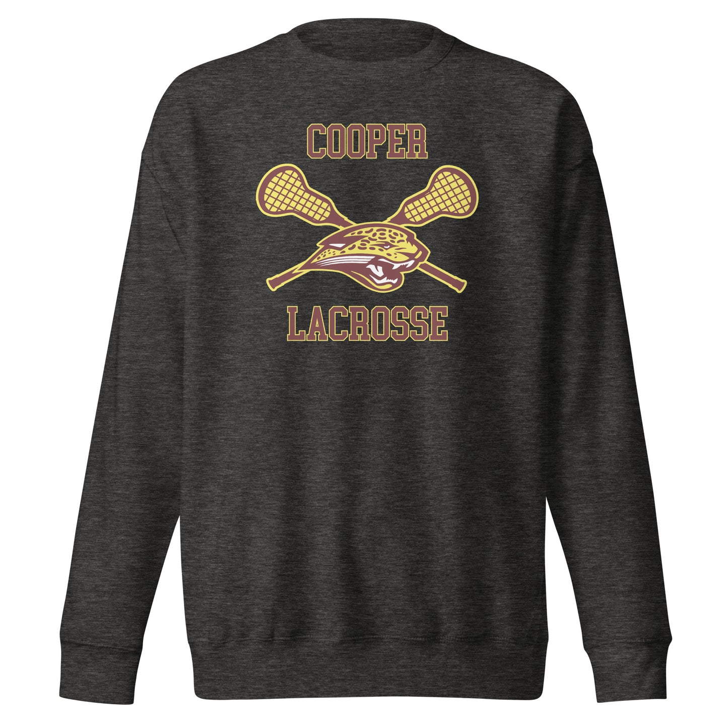 Adult Cooper Lacrosse Cotton Heritage Crewneck Sweatshirt