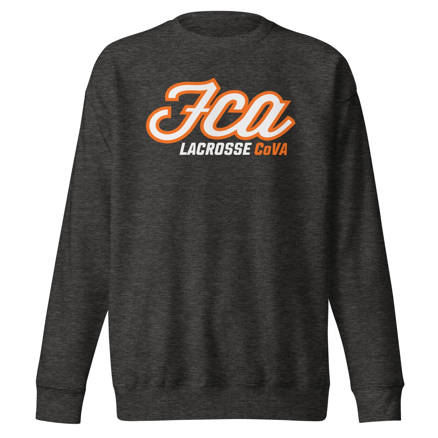 Adult FCA Lacrosse Cotton Heritage Crewneck Sweatshirt