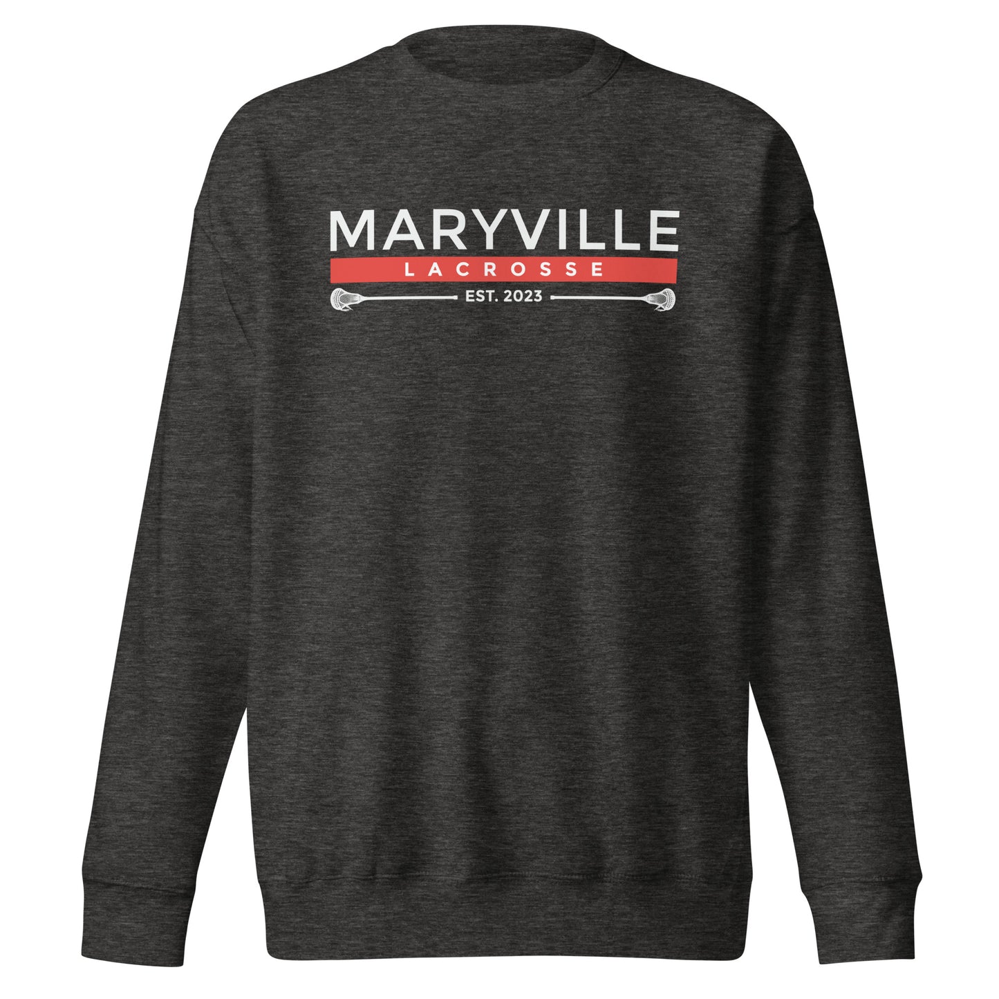 Adult Maryville Lacrosse Cotton Heritage Crewneck Sweatshirt