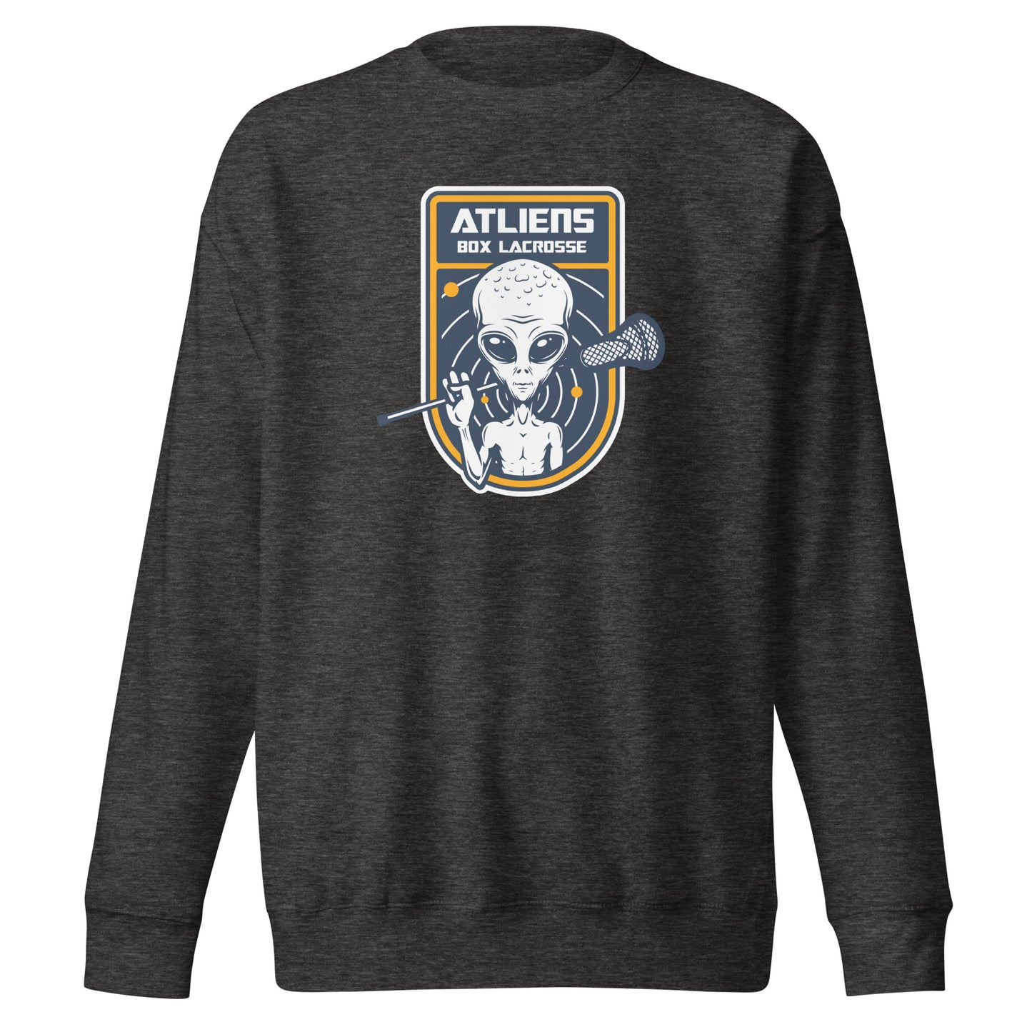 Adult ATLiens Box Lacrosse Cotton Heritage Crewneck Sweatshirt