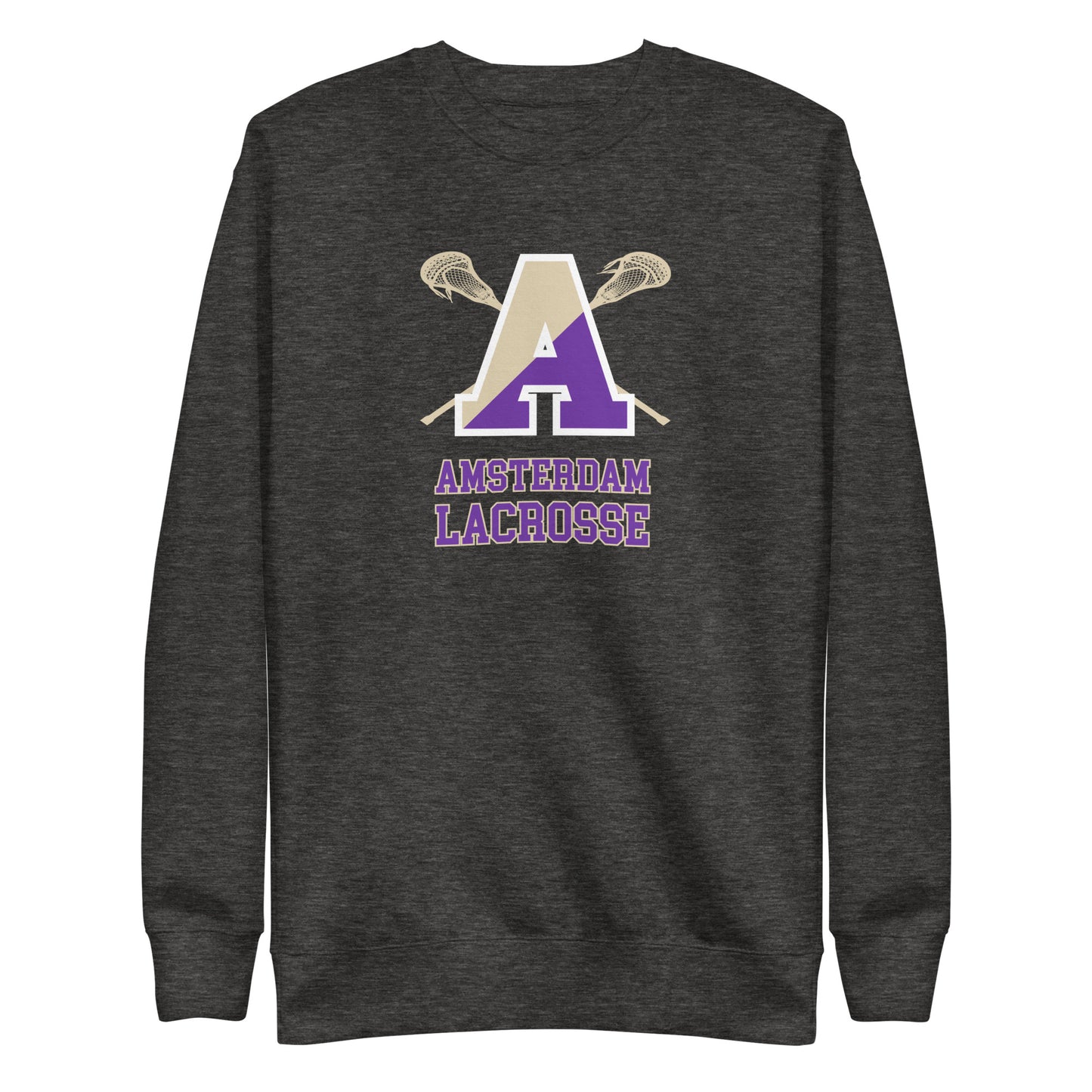 Adult Amsterdam Lacrosse Cotton Heritage Crewneck Sweatshirt