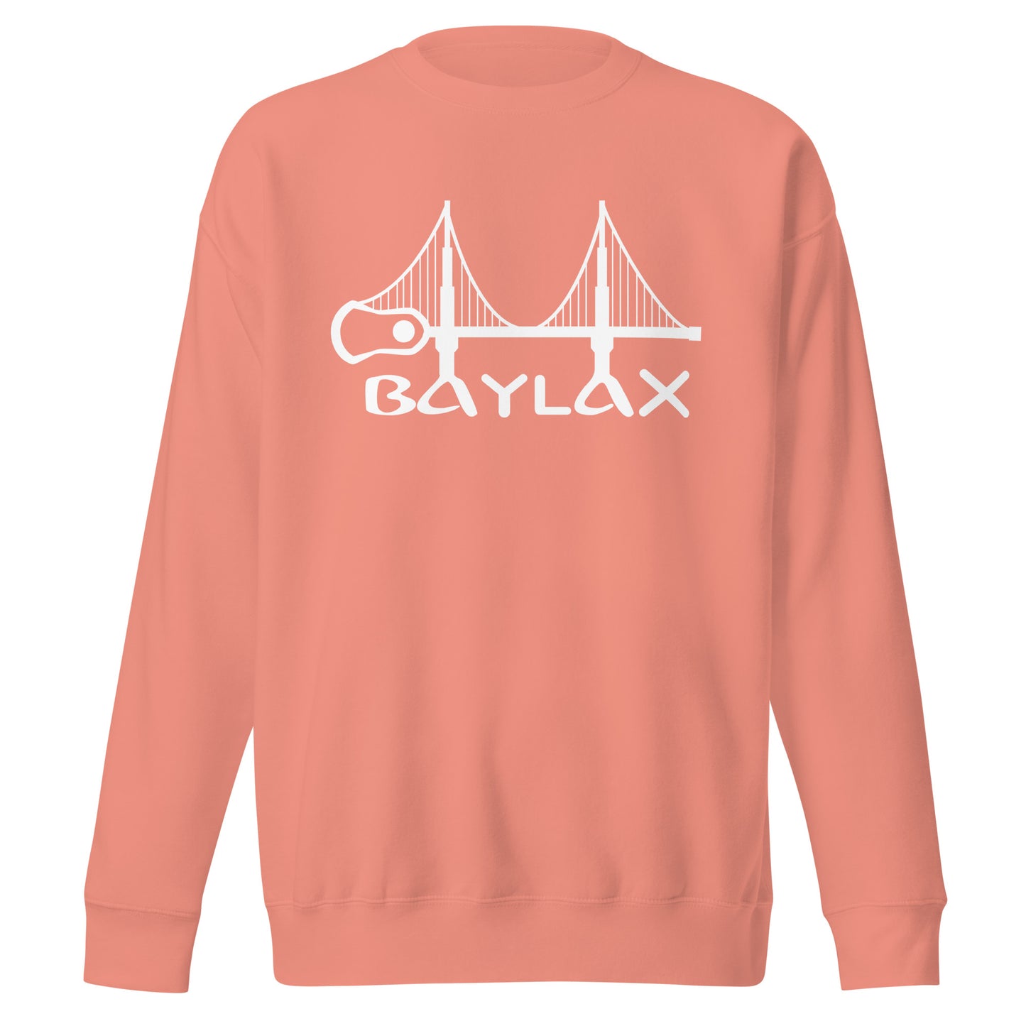 Adult BayLax Cotton Heritage Crewneck Sweatshirt