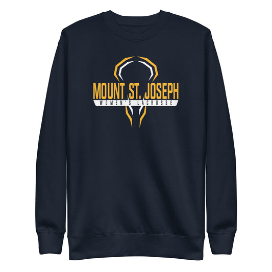 Adult MSJ Lacrosse Cotton Heritage Sweatshirt