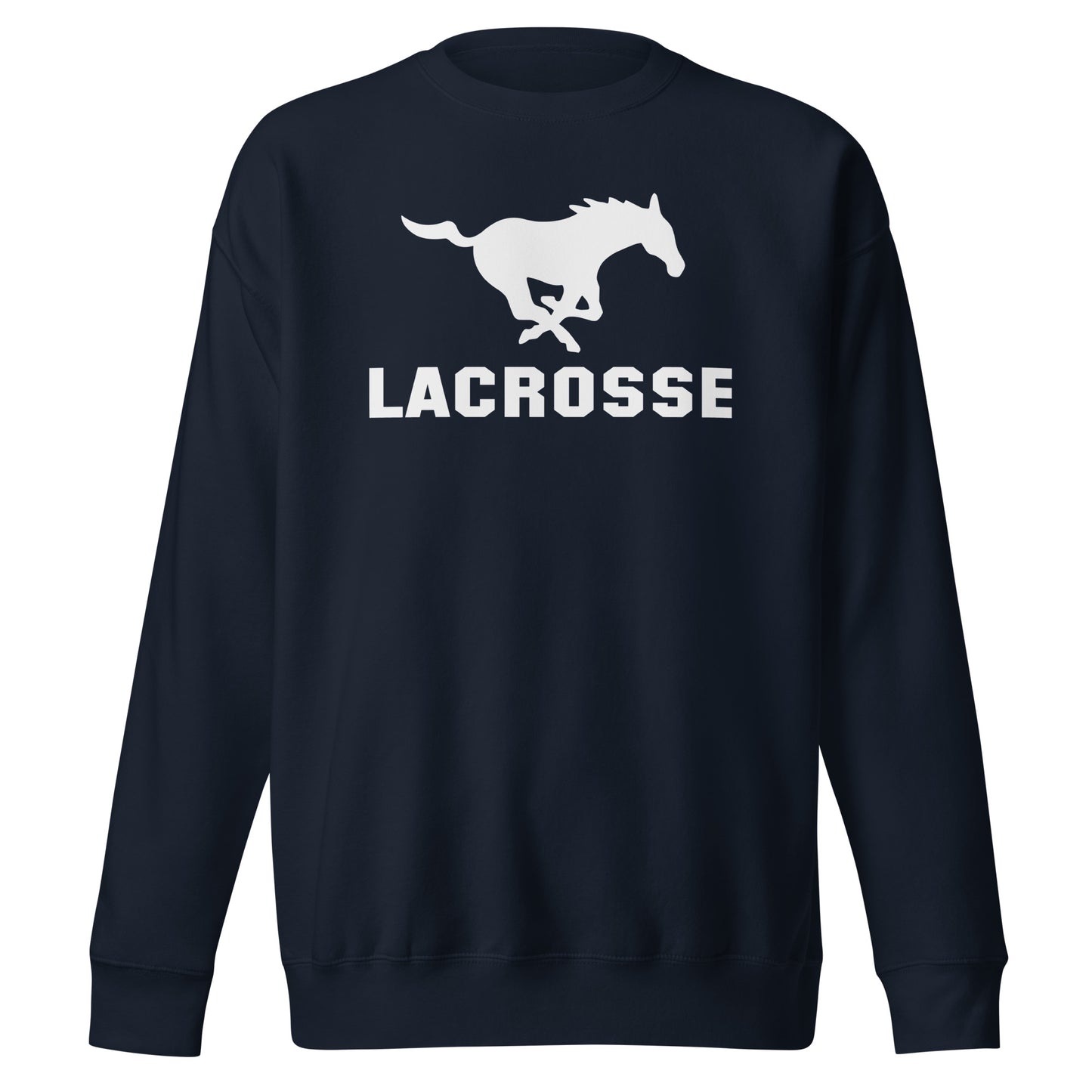Adult Mountain Crest Lacrosse Cotton Heritage Crewneck Sweatshirt