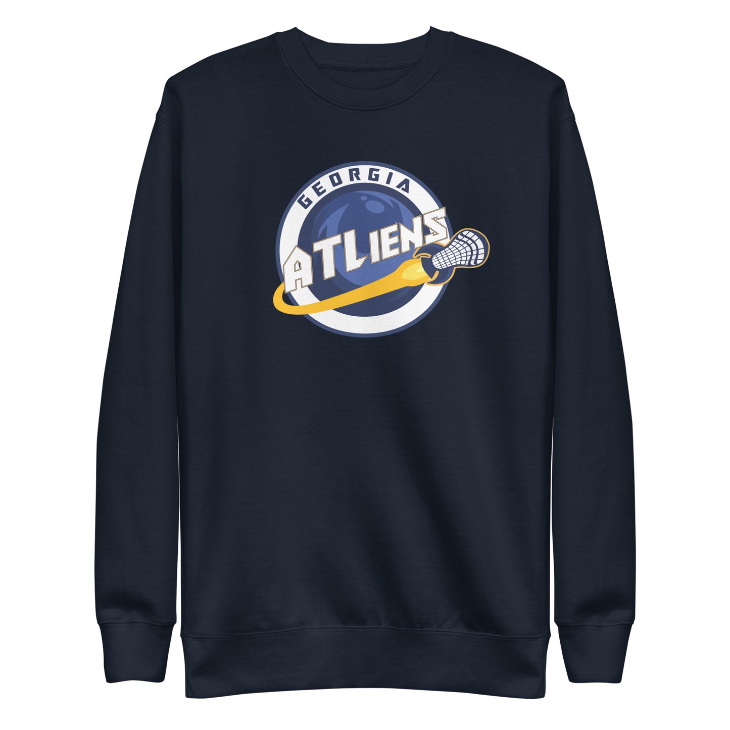 Adult ATLiens Box Lacrosse Cotton Heritage Crewneck Sweatshirt
