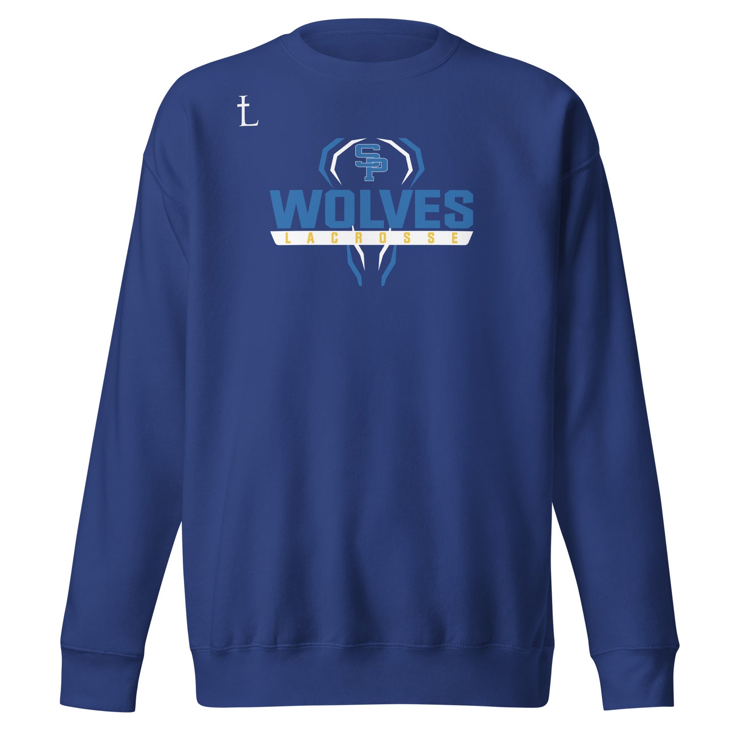 Adult Saint Paul's Lacrosse Cotton Heritage Crewneck Sweatshirt
