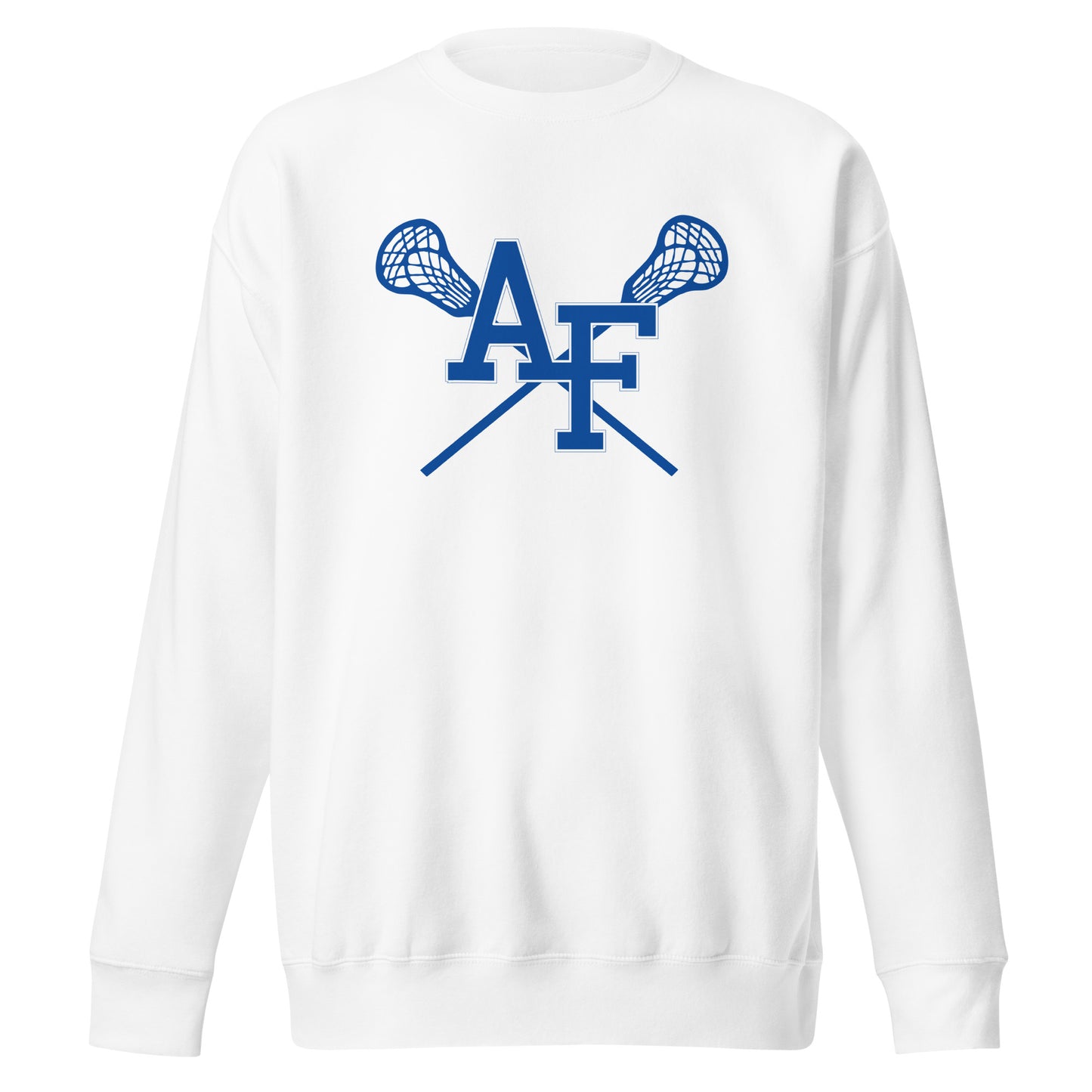 Adult AF Club Lacrosse Cotton Heritage Crewneck Sweatshirt