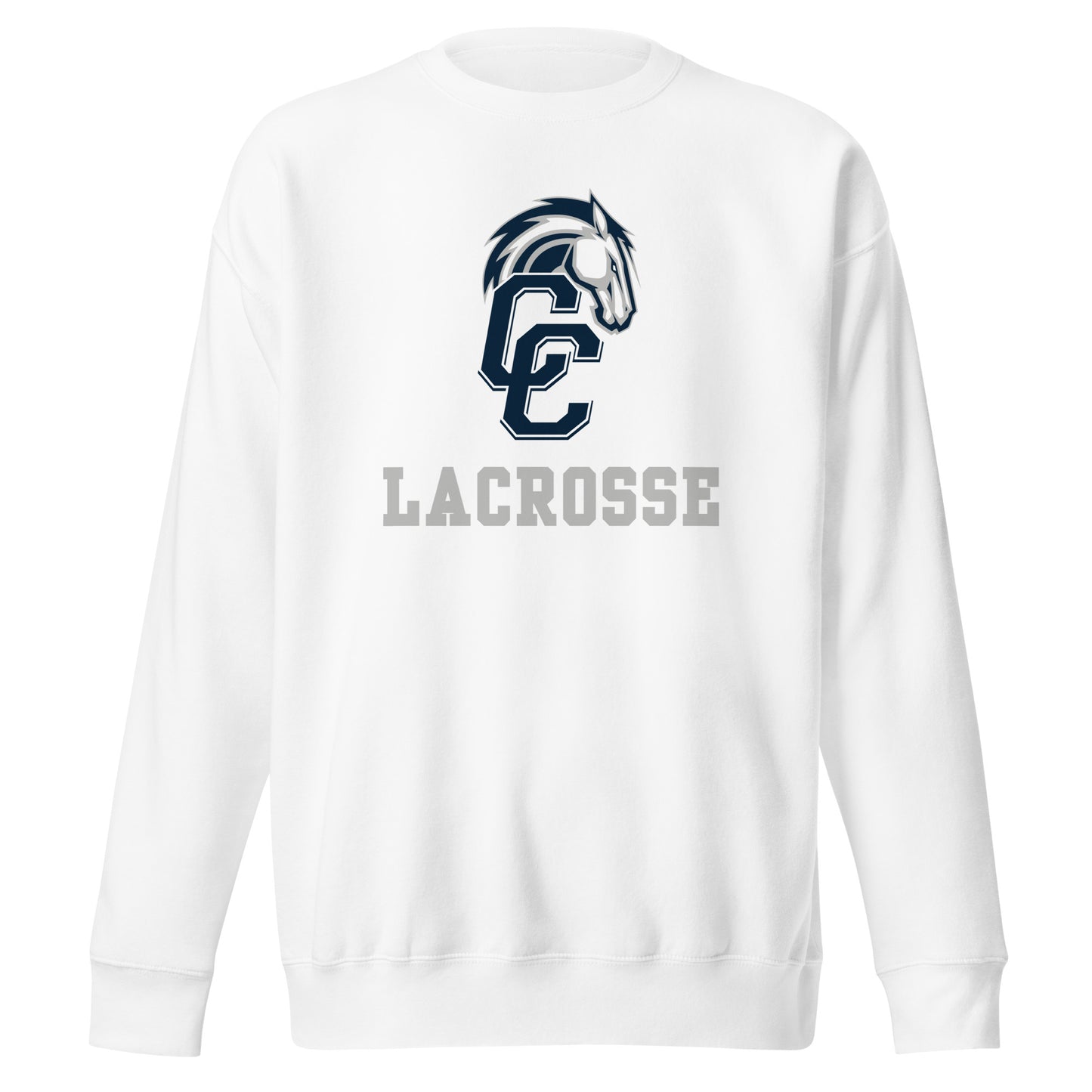 Adult Corner Canyon Lacrosse Cotton Heritage Crewneck Sweatshirt