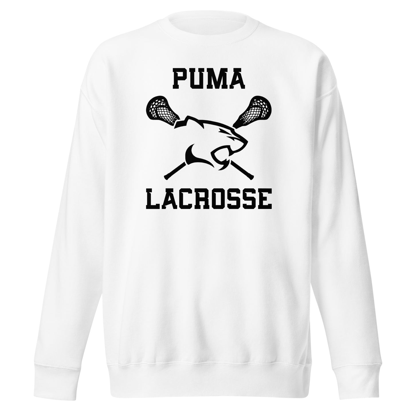 Adult Puma Lacrosse Cotton Heritage Crewneck Sweatshirt