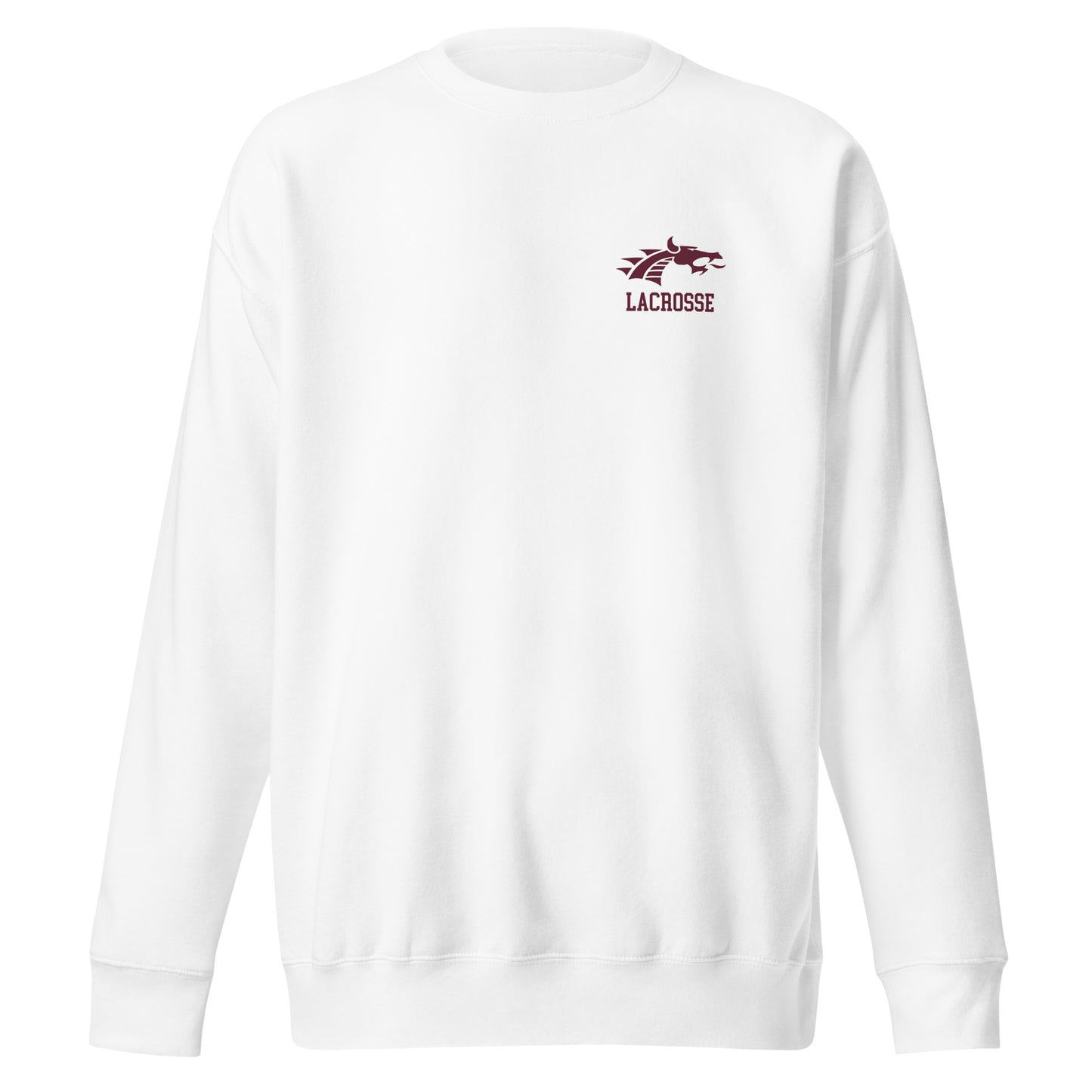 Adult Collierville Lacrosse Cotton Heritage Crewneck Sweatshirt