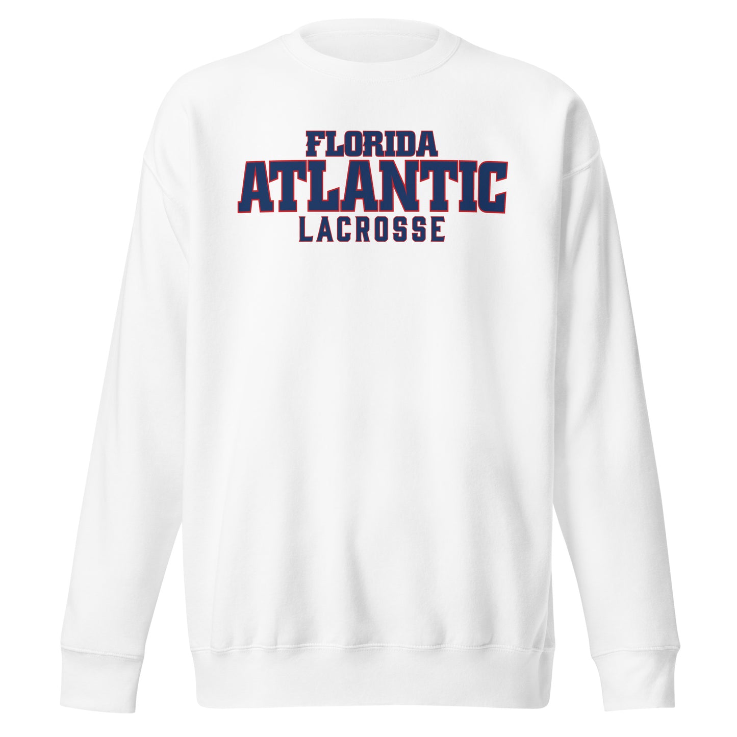 Adult FAU Lacrosse Cotton Heritage Crewneck