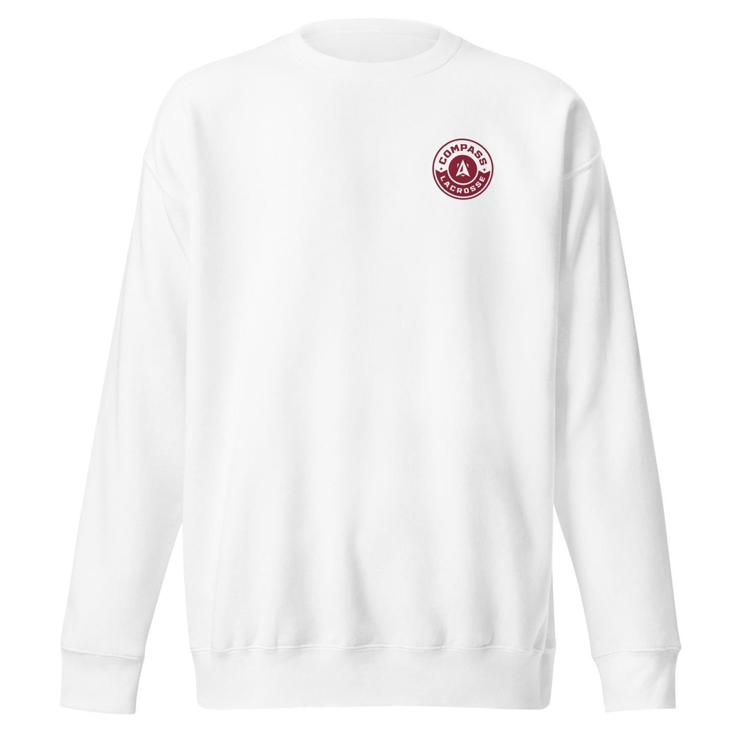 Adult Compass Lacrosse Cotton Heritage Crewneck Sweatshirt