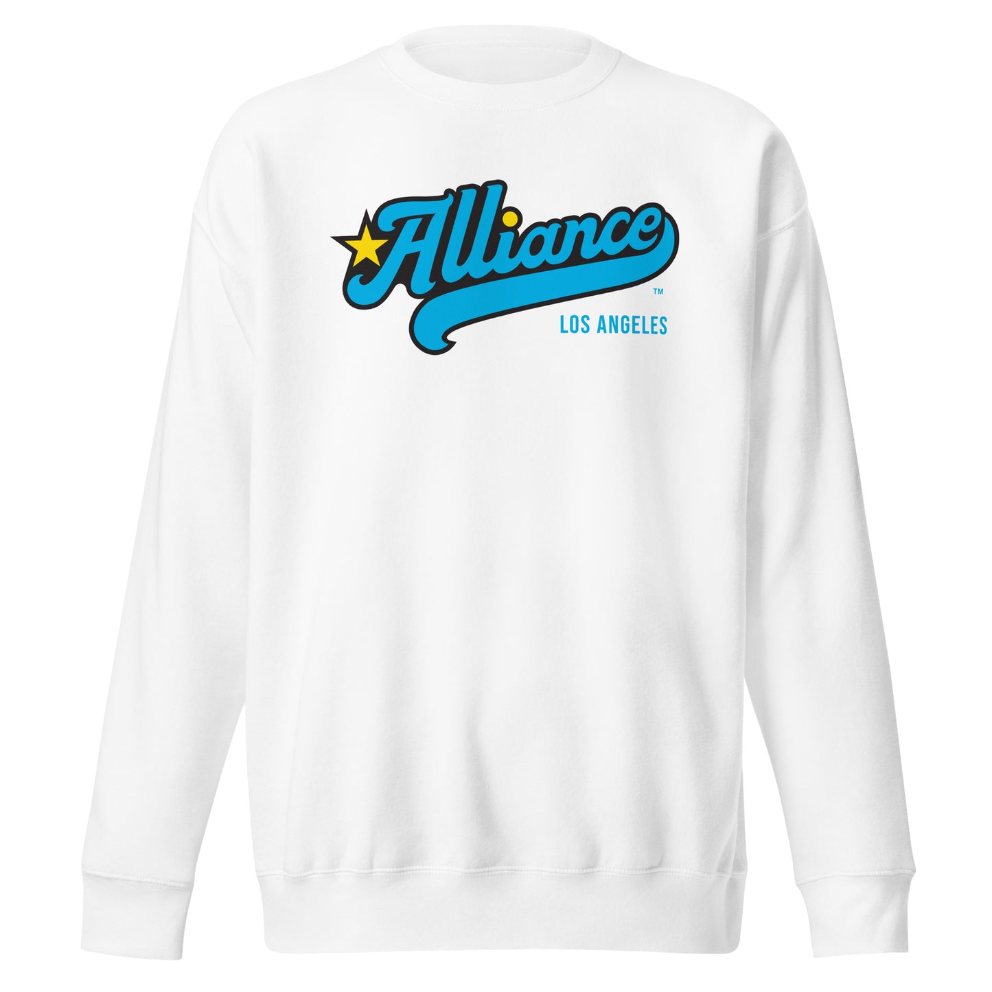 Adult LA Alliance Lacrosse Cotton Heritage Crewneck Sweatshirt