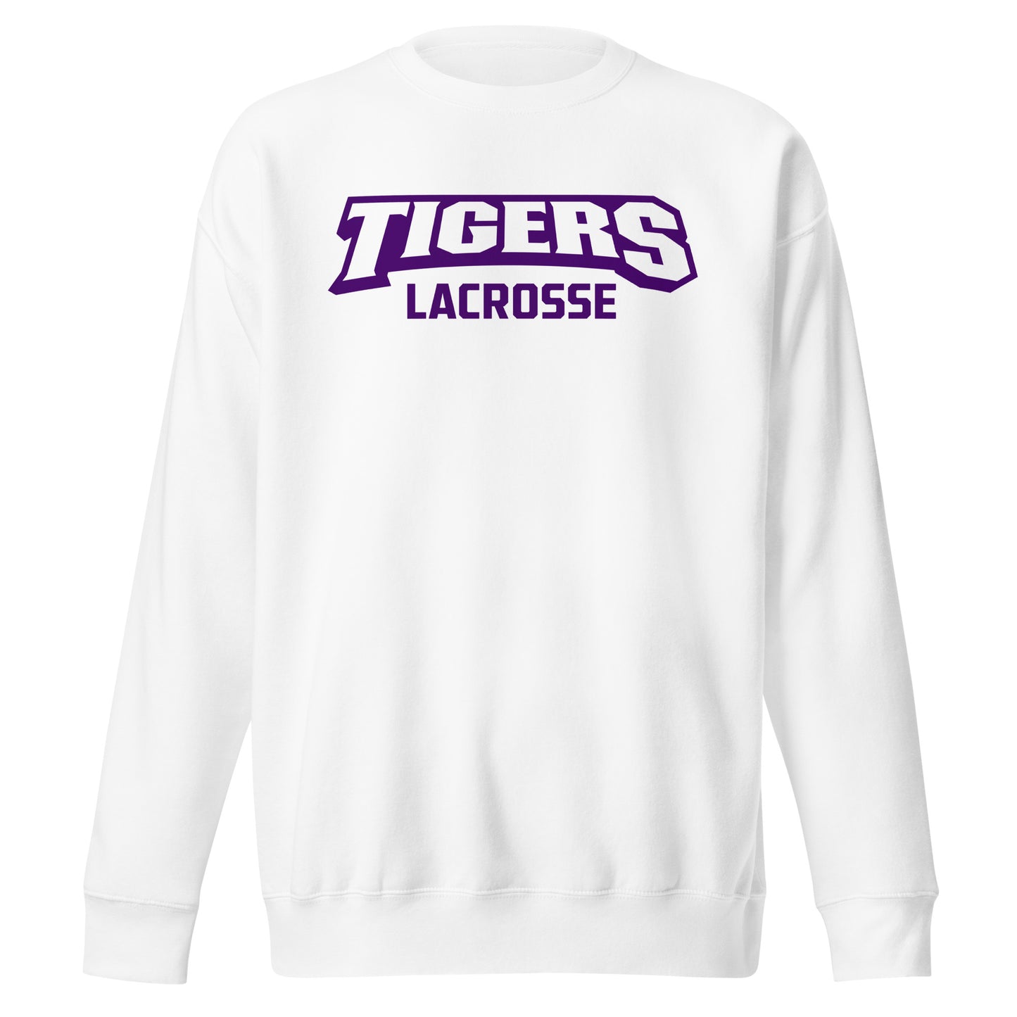 Adult Tiger Lax Cotton Heritage Crewneck Sweatshirt