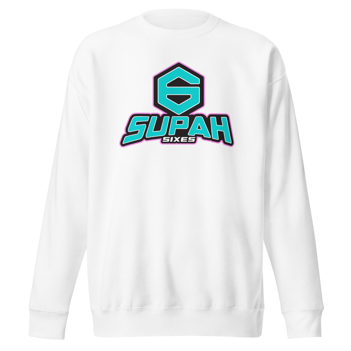 Adult Supah Sixes Cotton Heritage Crewneck Sweatshirt