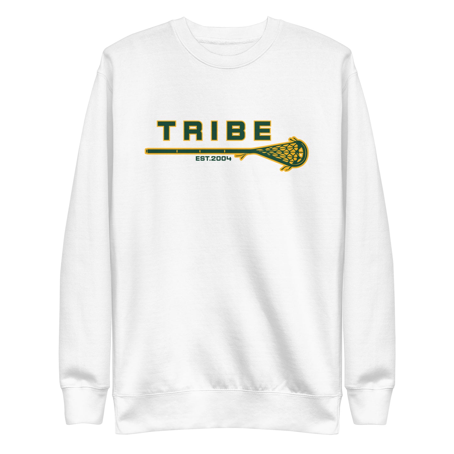 Adult Tribe Lacrosse Cotton Heritage Crewneck Sweatshirt