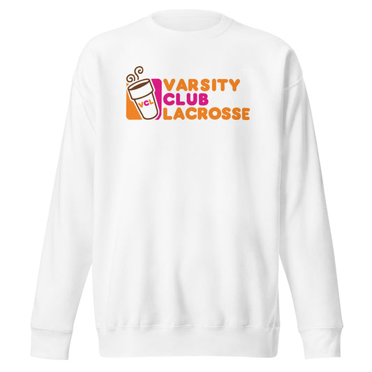 Adult Varsity Club Lacrosse Premium Sweatshirt - Dunkies