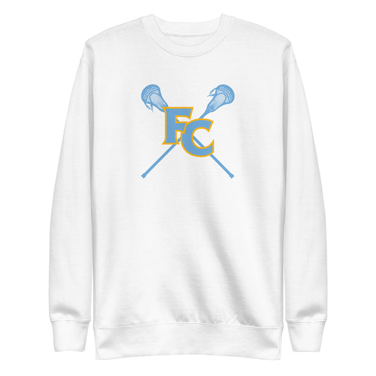 Adult First Colonial HS Lacrosse Cotton Heritage Crewneck Sweatshirt