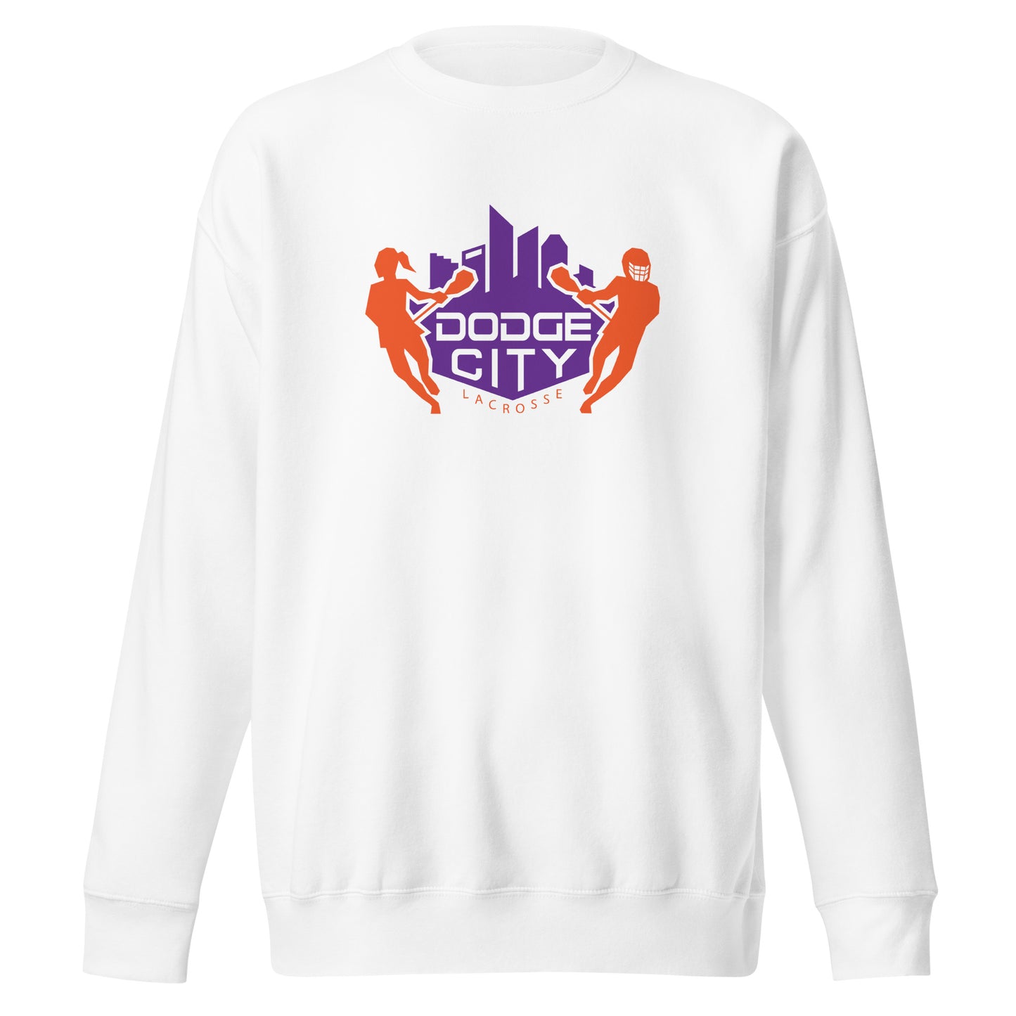 Adult Dodge City Lacrosse Cotton Heritage Sweatshirt