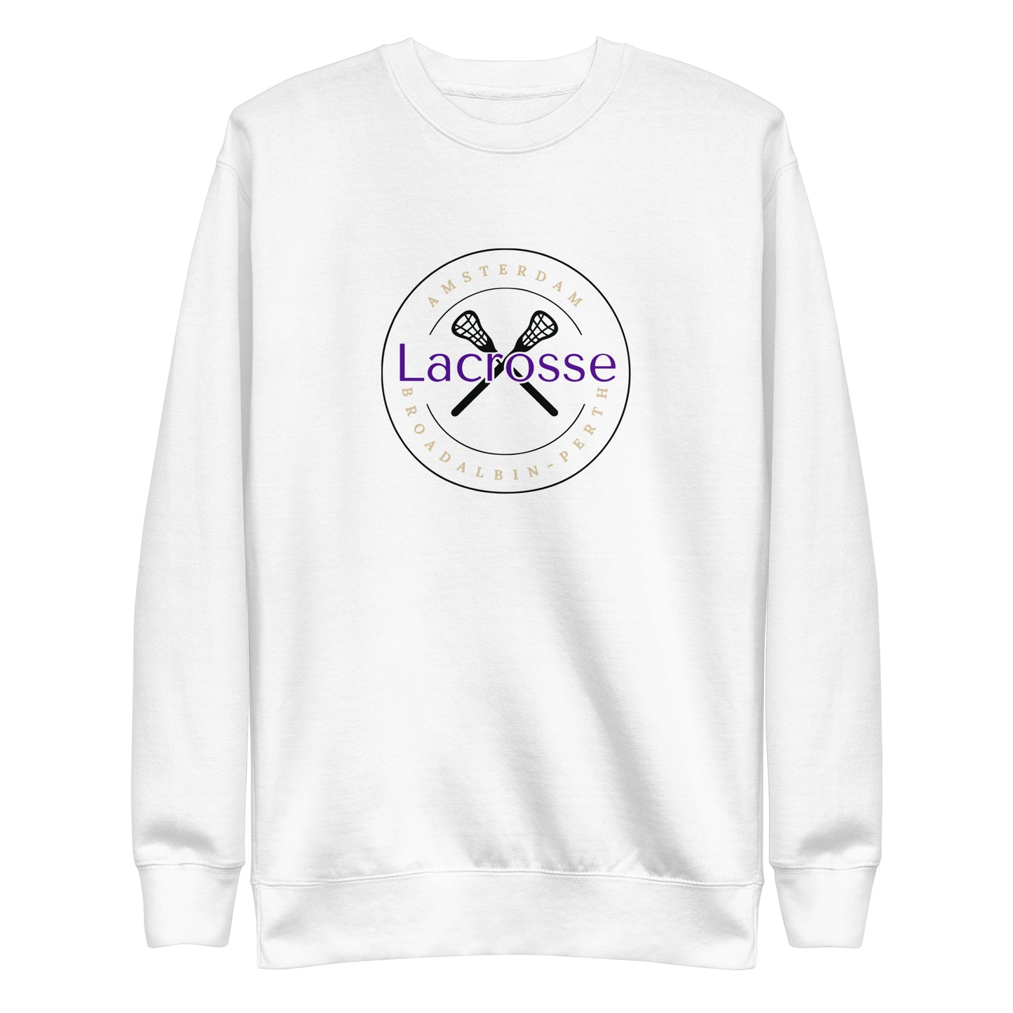 Adult Amsterdam Lacrosse Cotton Heritage Crewneck Sweatshirt