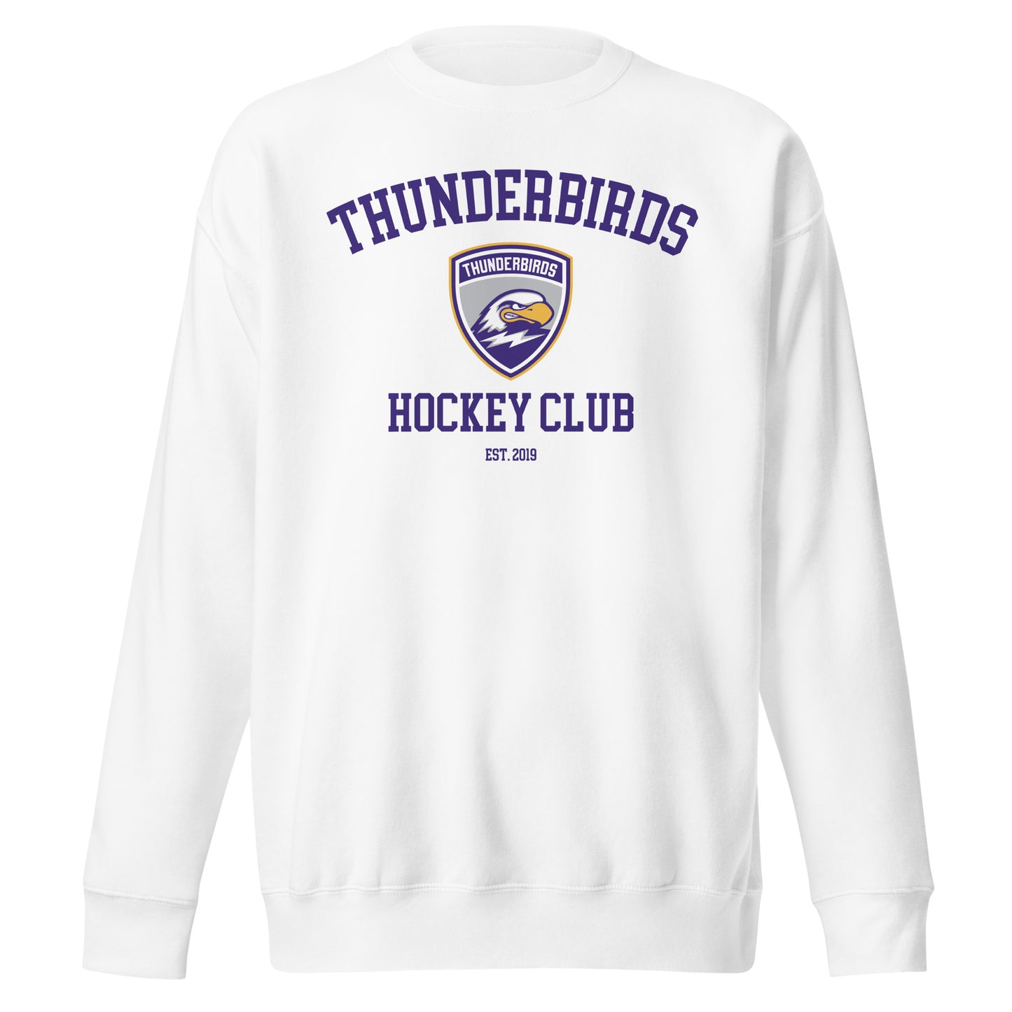 Adult Thunderbirds Hockey Cotton Heritage Crewneck Sweatshirt