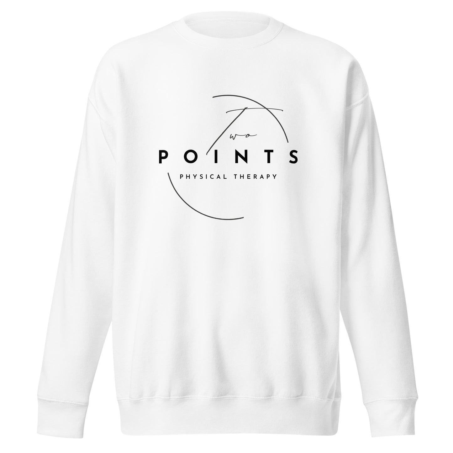 Adult Two Points Physical Therapy Cotton Heritage Crewneck