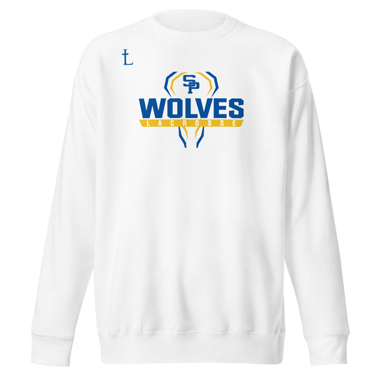 Adult Saint Paul's Lacrosse Cotton Heritage Crewneck Sweatshirt