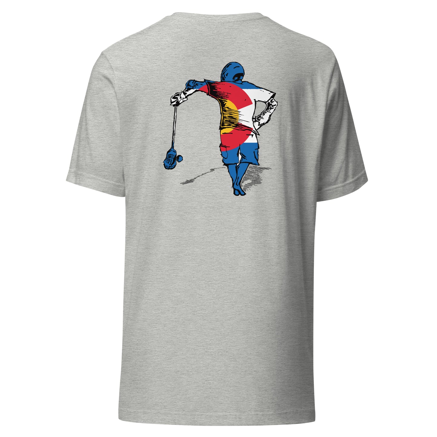 Adult POWLAX Bella + Canvas T-Shirt (Front & Back)