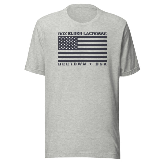 Adult Box Elder Lacrosse Bella + Canvas T-shirt