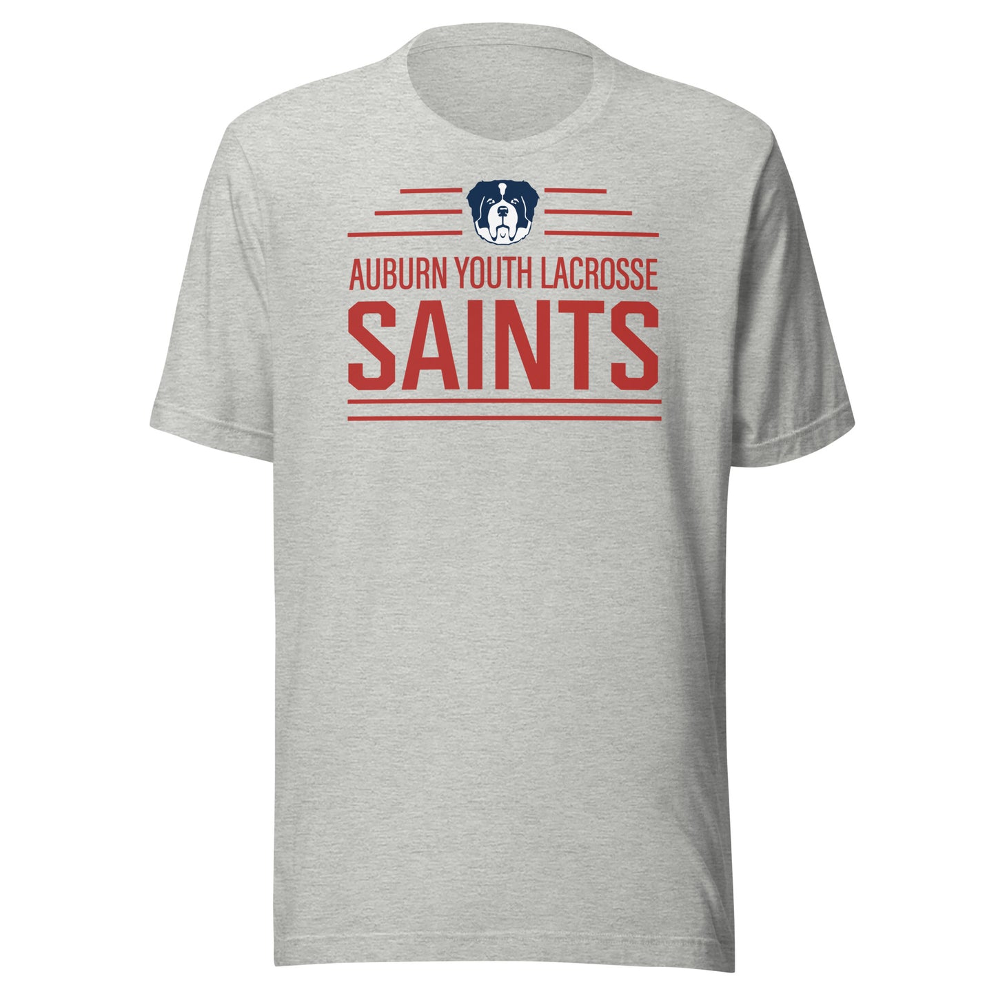 Adult Auburn Lacrosse Bella + Canvas Short Sleeve Cotton Tee