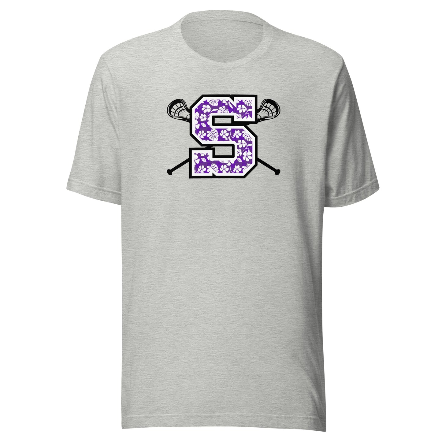 Adult Sunset Lacrosse Bella + Canvas T-shirt