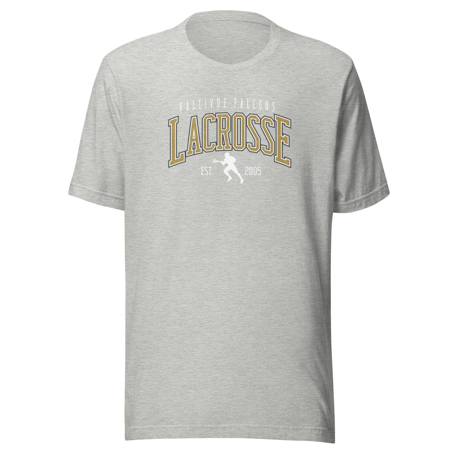 Adult Vallivue Lacrosse Bella + Canvas T-shirt
